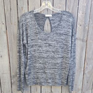 Rag & Bone Gray Long Sleeve Knit Top